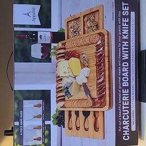 Charcuterie Board with Knifes